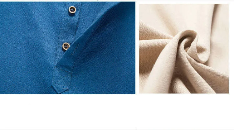 2017 Hot Fashion Linen Shirts Men Summer Men Shirt Short Sleeve.