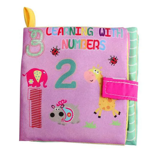 4 Style Baby Toys Soft Cloth Books Rustle Sound Infant Educational Stroller Rattle Toy Newborn Crib Bed Baby Toys 0-36 Months