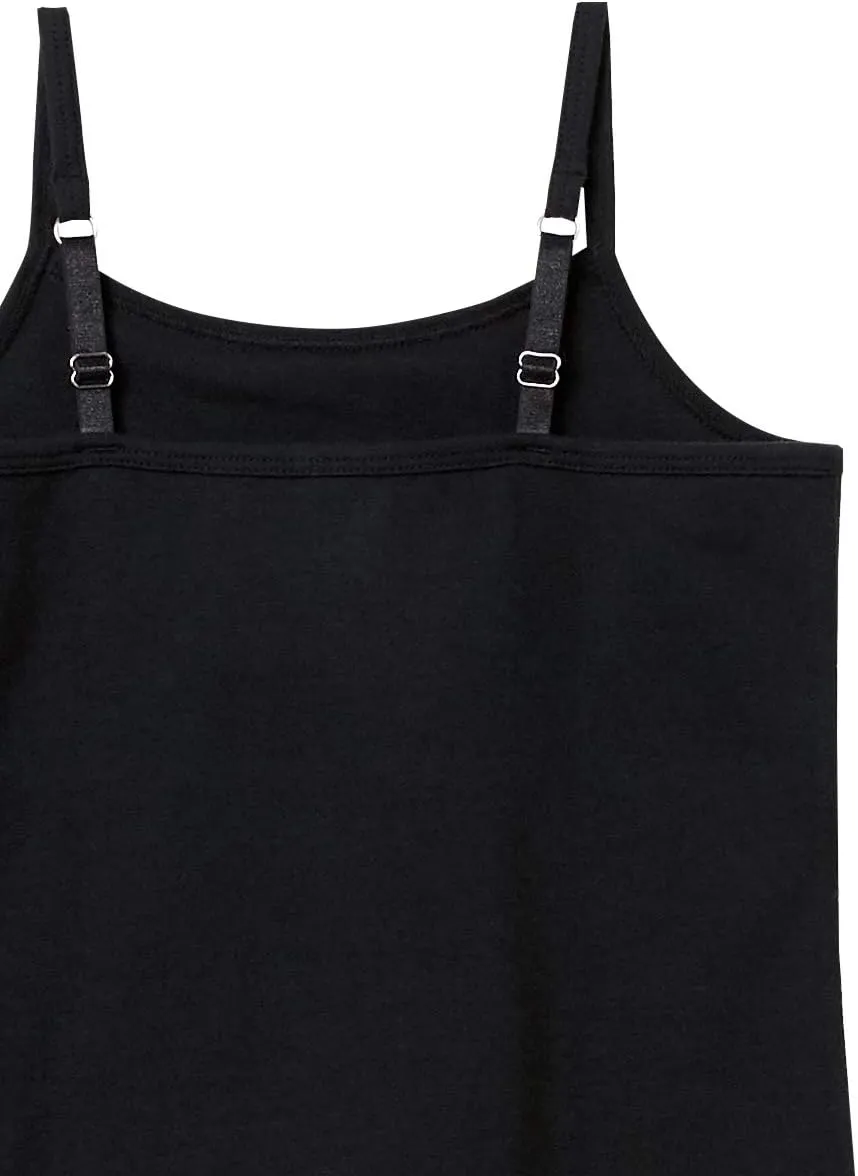 Amazon Essentials Girls and Toddlers' Shelf Layering Camisole, Pack of 4