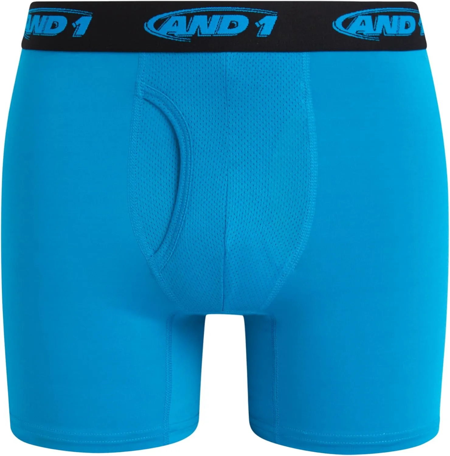 AND1 Mens Boxer Briefs - 6 Pack Stretch Performance Mens Underwear Boxers with Functional Fly Pouch (Sizes: S-3XL)