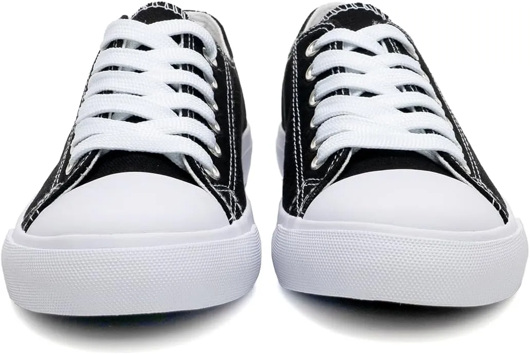 Canvas Shoes for Women Casual Low Top Sneakers Fashion Womens Tennis Shoes for Everyday Wear