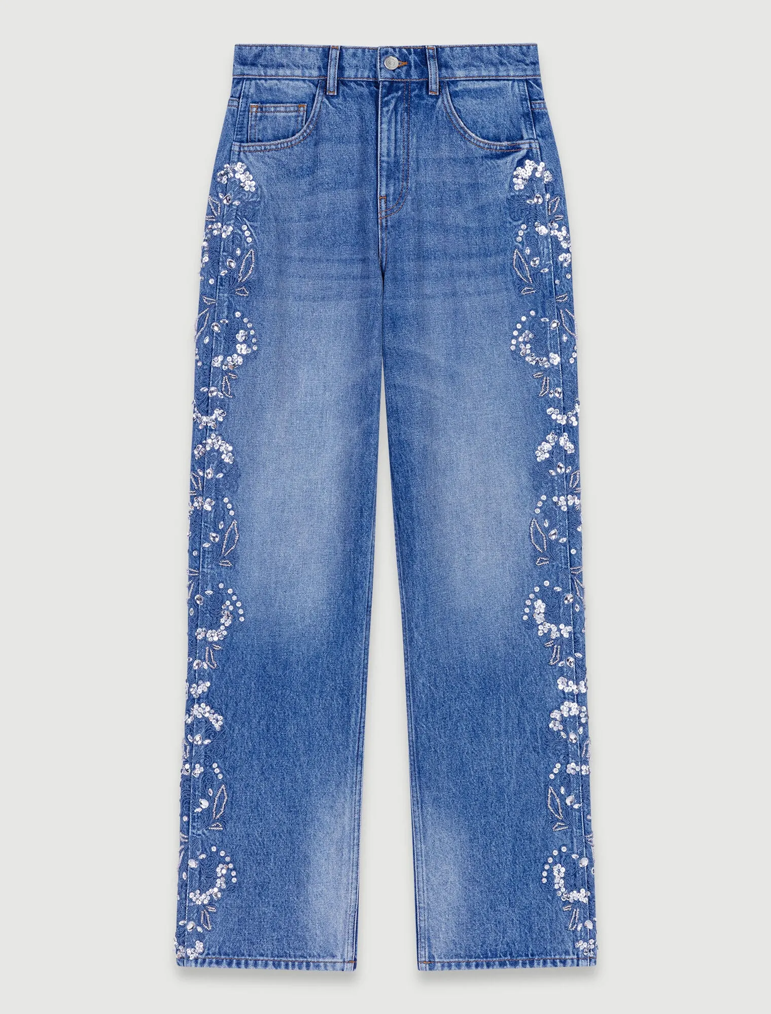 Embroidered jeans