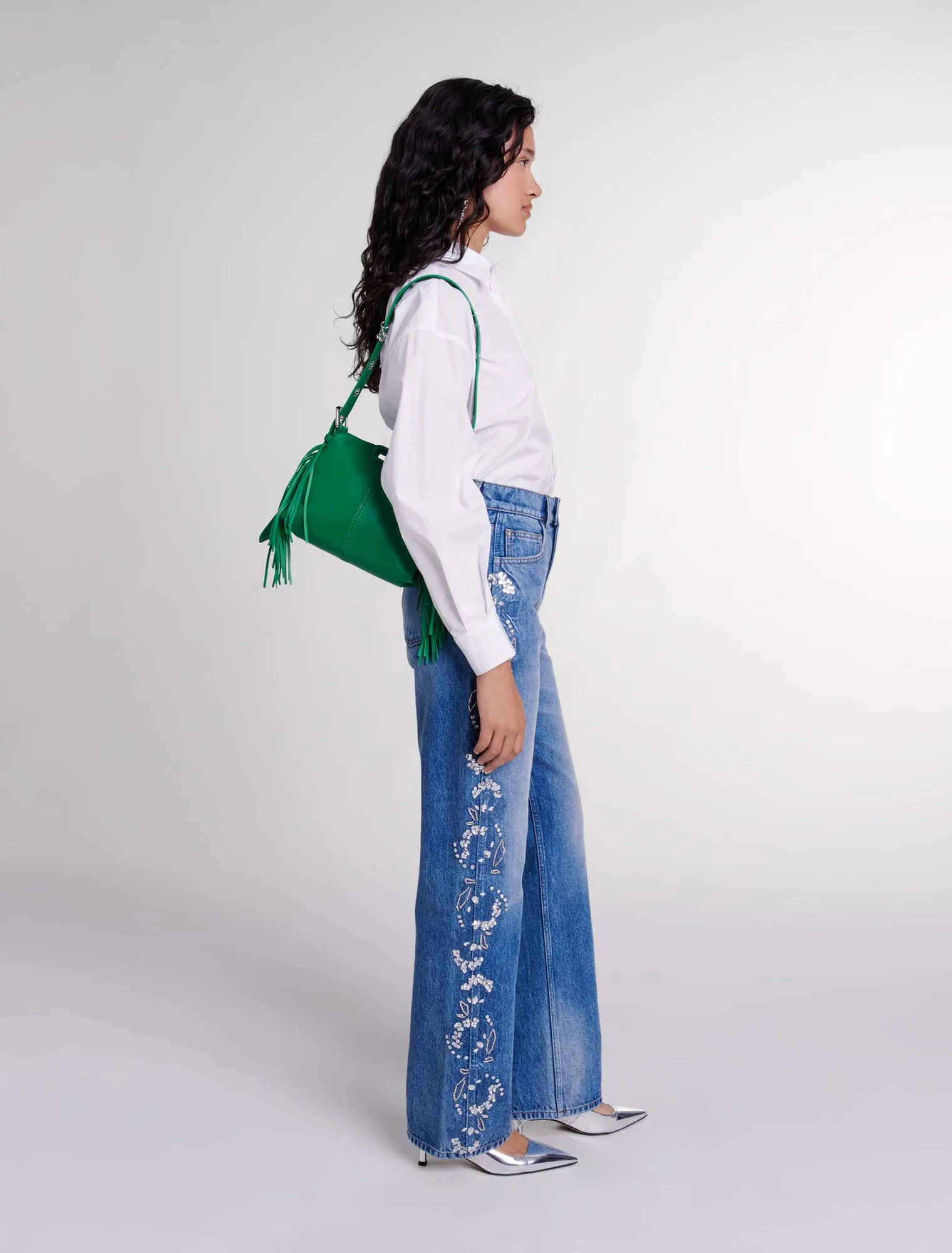 Embroidered jeans
