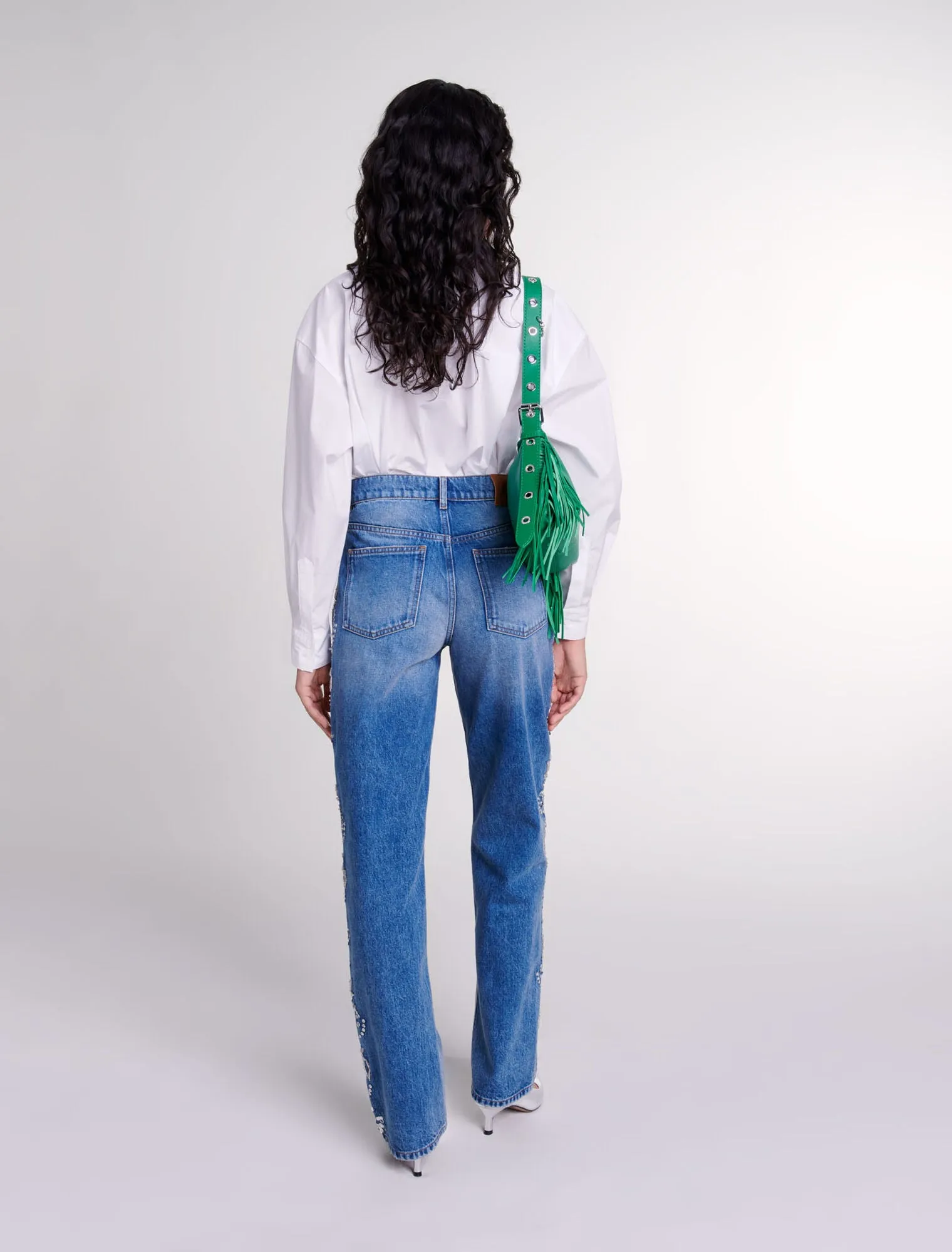 Embroidered jeans