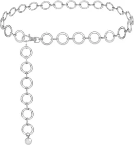 FIORETTO Chain Belt for Women Metal Waist Chain Fashion Multilayer Chain Belts for Dress