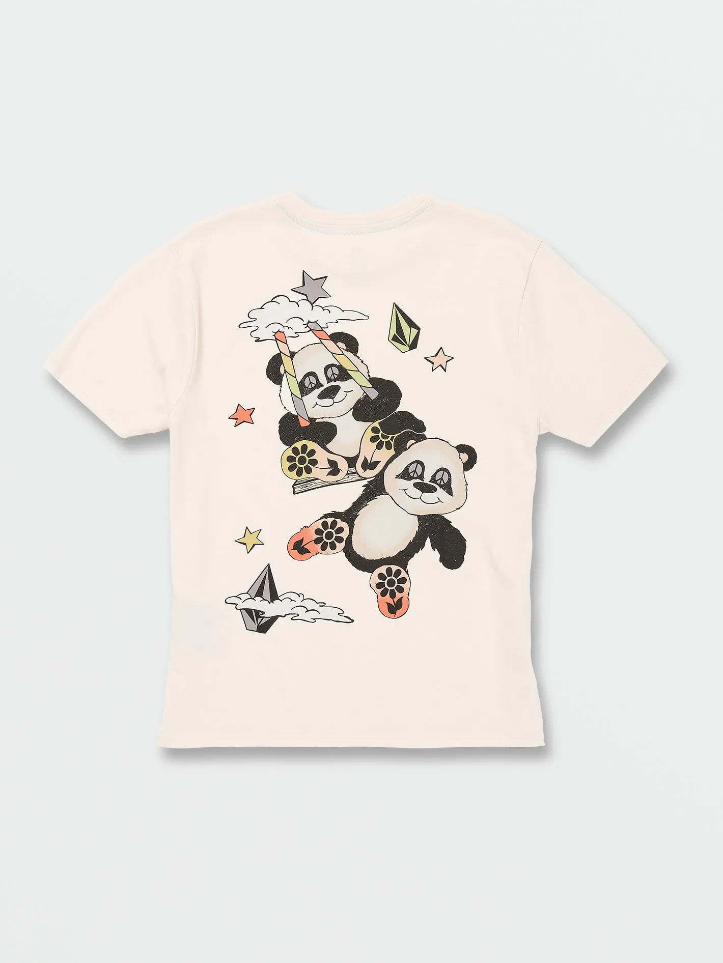Girls Truly Stoked Boyfriend Short Sleeve Tee - Sand