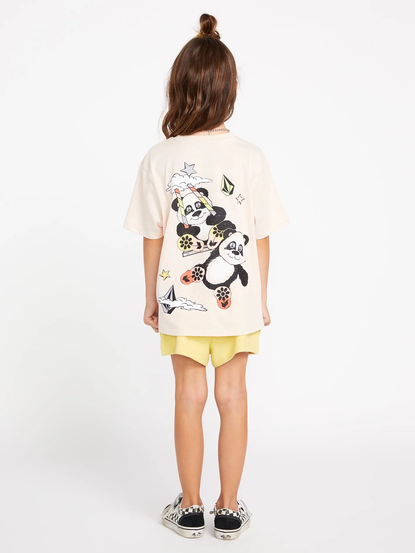 Girls Truly Stoked Boyfriend Short Sleeve Tee - Sand