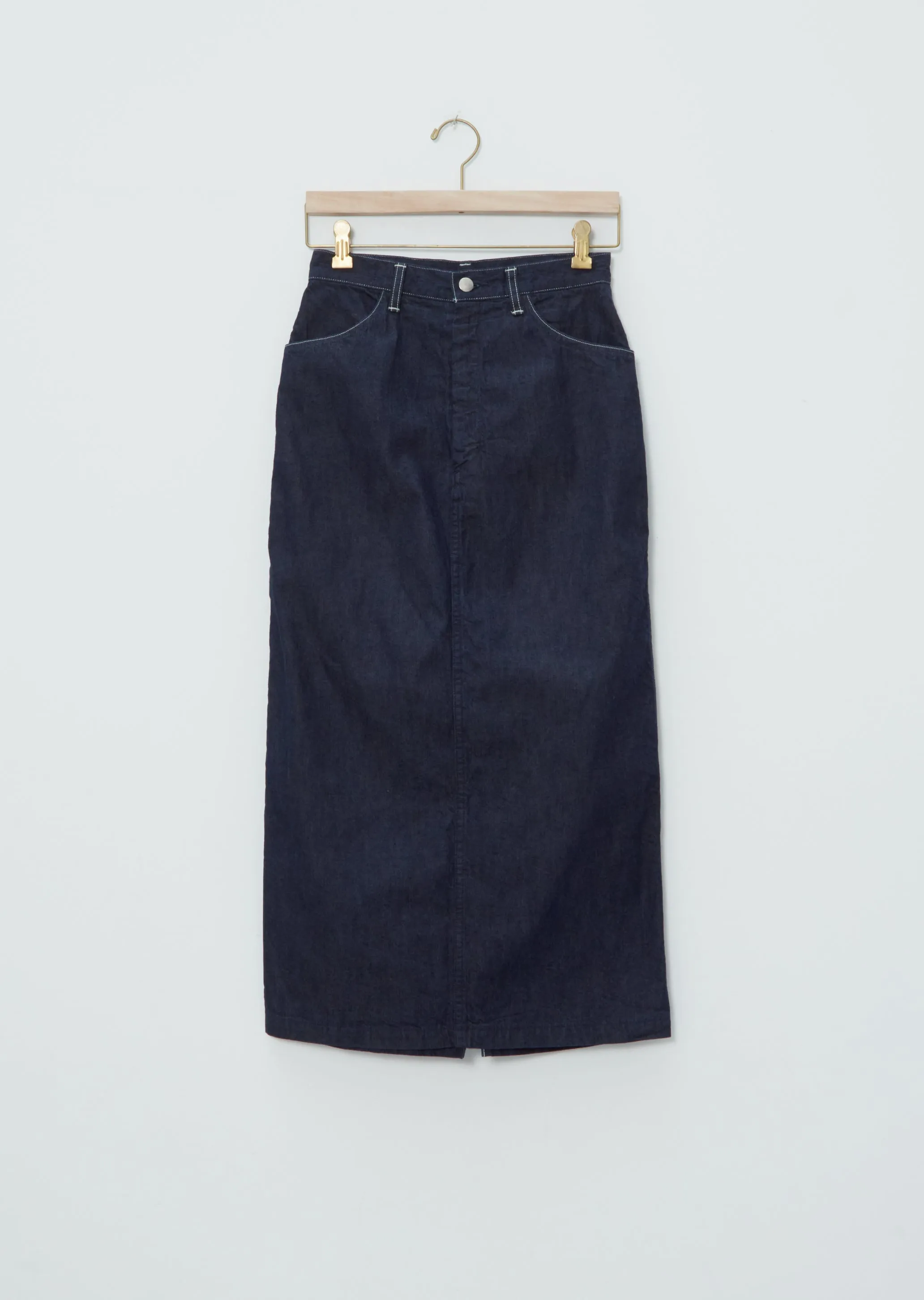 Hard Twist Denim Skirt