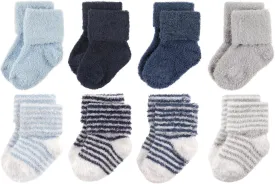 Hudson Baby Baby Girls' Cotton Rich Newborn and Terry Socks