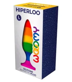 Wooomy Hiperloo Silicone Rainbow Plug L